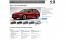 2014 BMW 3-Series Sport Wagon configurator website