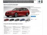 2014 BMW 3-Series Sport Wagon configurator website