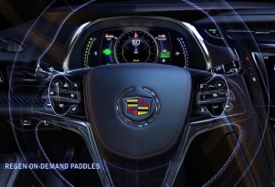2014 Cadillac ELR 'Regen on Demand' paddle shifters