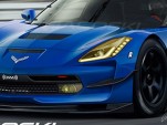 2014 Chevrolet Corvette C7.R race car rendering by Iacoski Design