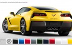 2014 Chevrolet Corvette Stingray Color Configurator Goes Online