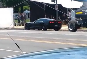 2014 Chevrolet Corvette Stingray on the set of ‘Captain America: The Winter Soldier’