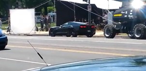 2014 Chevrolet Corvette Stingray on the set of ‘Captain America: The Winter Soldier’