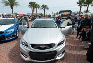 2014 Chevrolet SS at its debut at the Daytona International Speedway