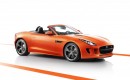 2014 Jaguar F-Type with Firesand paint and Design and Black exterior and interior upgrades