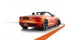 2014 Jaguar F-Type with Firesand paint and Design and Black exterior and interior upgrades