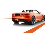 2014 Jaguar F-Type with Firesand paint and Design and Black exterior and interior upgrades