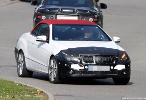 2014 Mercedes-Benz E Class Cabriolet facelift spy shots