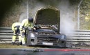 2014 Mercedes-Benz SLS AMG Black Series prototype crashes on the Nürburgring