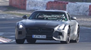 2014 Mercedes-Benz SLS AMG Black Series spy shots