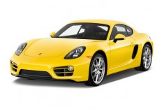 2014 Porsche Cayman 2-door Coupe Angular Front Exterior View