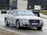2015 Audi A8 facelift spy shots