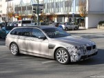 2014 BMW 5-Series Touring facelift spy shots