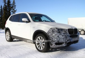 2015 BMW X3 facelift spy shots