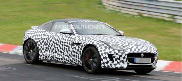 2015 Jaguar F-Type coupe spy shots