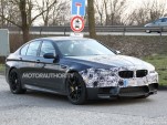 2014 BMW M5 facelift spy shots