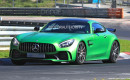 2019 Mercedes-AMG GT Black Series test mule spy shots - Image via S. Baldauf/SB-Medien