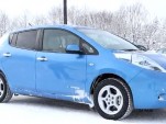 2012 Nissan Leaf winter test