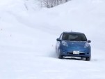 2012 Nissan Leaf winter test