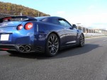 A 2013 Nissan GT-R, testing in Japan