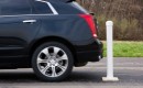 A Cadillac SRX demonstrates Rear Automatic Braking - image: John F. Martin for Cadillac
