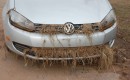 A car rendered inoperable by Hurricane Sandy
