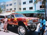 A donk on the street in South Beach. Image by Philip Pessar.