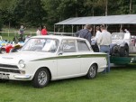 A Lotus Cortina Towing a Lotus 7