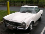 a Mercedes-Benz 280SL, similar to the one stolen from John Travolta. Image: S. Foskett