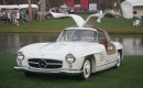 A Mercedes-Benz 300SL Gullwing coupe at Amelia Island