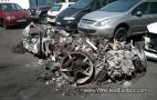A Moment Of Silence: Ferrari 458 Italia Utterly Destroyed By Fire