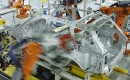 A new Range Rover under construction at Jaguar Land Rover's Solihull plant