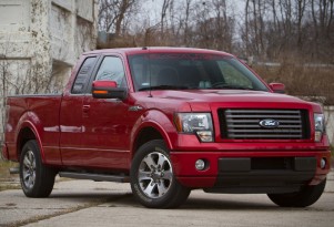 A Roush-tuned 5.0-liter Ford F-150