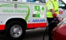 AAA's Mobile Electric Vehicle Charging truck