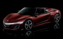 Acura NSX Roadster prop from Avengers movie