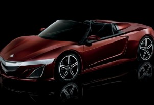 Acura NSX Roadster prop from Avengers movie