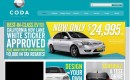 Ad for 2012 Coda Sedan priced at $25,000, from Coda Silicon Val