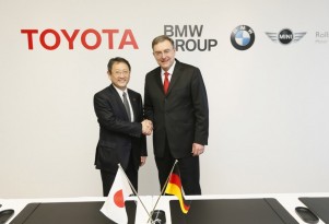 Akio Toyoda and Norbert Reithofer