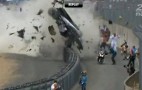 Alan McNish Suffers Violent Crash In Audi R18 At 24 Hours Of Le Mans: Video