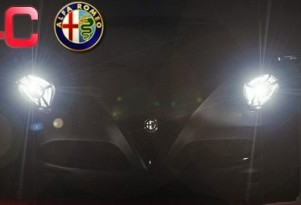 Alfa Romeo 4C Concept teaser for 2011 Frankfurt Auto Show