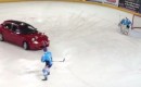 Alfa Romeo Giulietta plays ice hockey
