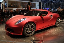 2011 Alfa Romeo 4C Concept live photos