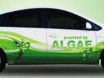 Algaeus, a 2008 Toyota Prius plug-in hybrid conversion running on biofuel blended from algae