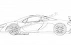 Production McLaren P1 Revealed In Patent Drawing?