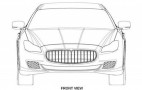 Alleged Patent Drawings For The 2014 Maserati Quattroporte