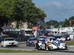 ALMS cars test at Sebring