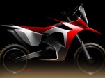 An artist's rendering of the Honda CRF450X