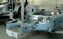 An SLS AMG GT3 awaits construction