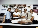 Anatole Lapine (second from left) in 1973.