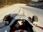 Andy Gulden hooning the 'Ring in the snow